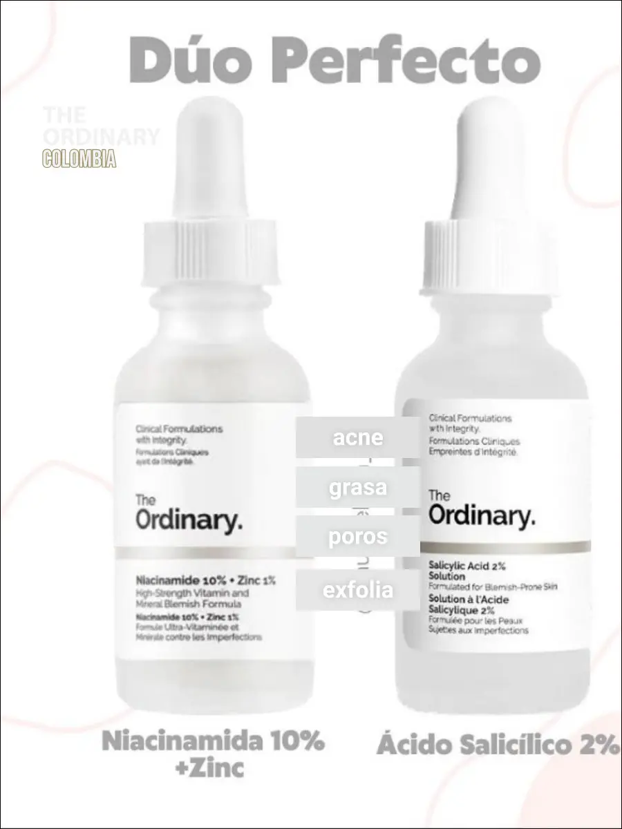 ELIMINA ACNE Y GRASA  SUPER KIT THE ORDINARY